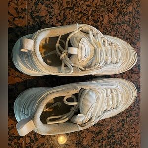nike air max 97 triple white mens siz 9.5